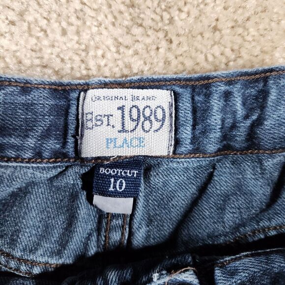 Est. 89 Place Girls Size 10 Bootcut Denim Jeans - Picture 4 of 12